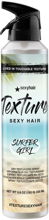 Сухий текстурувальний спрей для волосся - SexyHair Surfer Girl Dry Texturizing Spray — фото N1