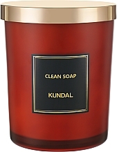 Духи, Парфюмерия, косметика УЦЕНКА Аромасвеча "Clean Soap" - Kundal Perfume Natural Soy *