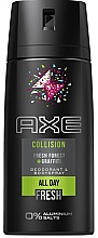 Парфумерія, косметика Дезодорант - Axe Collision Fresh Forest & Graffiti Deodorant