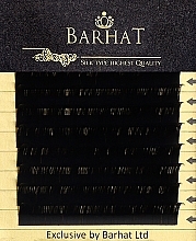 Парфумерія, косметика Накладні вії B 0,10 мм (12 мм), 8 ліній - Barhat Lashes
