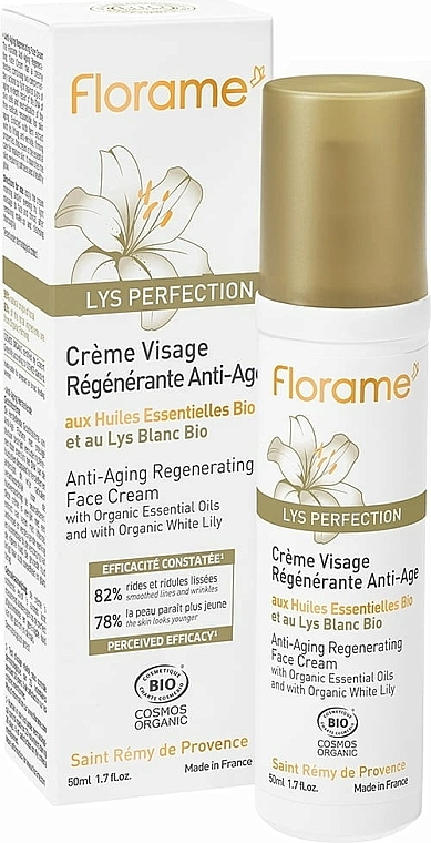 Восстанавливающий крем для зрелой кожи - Florame Lys Perfection Regenerating Face Cream — фото N1