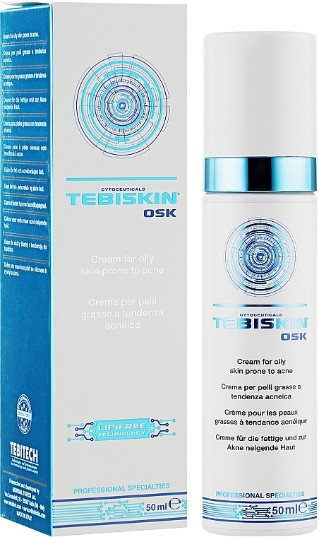 Себорегулювальний крем для жирної проблемної шкіри - Tebiskin Osk Cream — фото N2