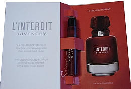 Парфумерія, косметика Givenchy L'Interdit Rouge - Парфумована вода (пробник)