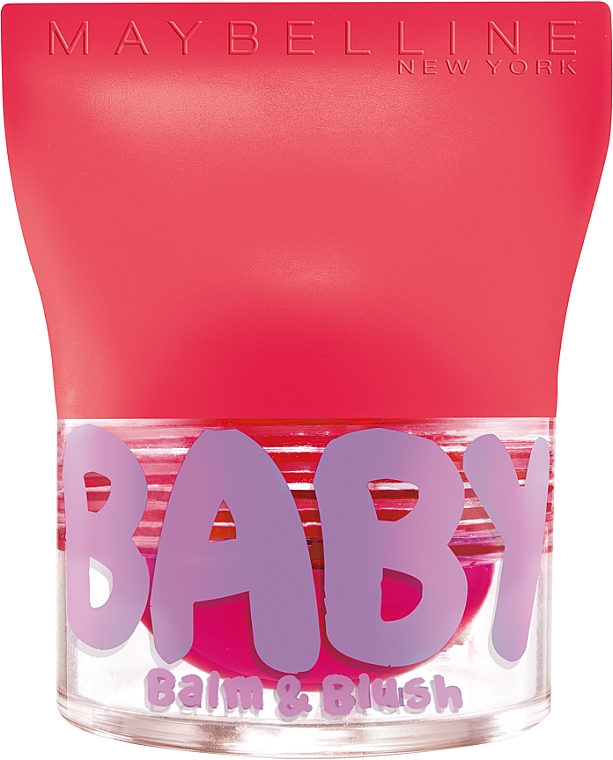 Бальзам для губ і щік - Maybelline Baby Lips Balm Blush Ball — фото N1
