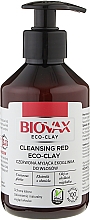 Кондиціонер для волосся з червоною глинкою, хмелем, мигдалем - L'biotica Biovax Eco Cleansing Red Eco-Clay — фото N1