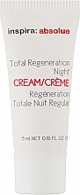 Духи, Парфюмерия, косметика Восстанавливающий ночной крем для лица - Inspira:cosmetics Inspira:absolue Total Regeneration Night Cream (мини)