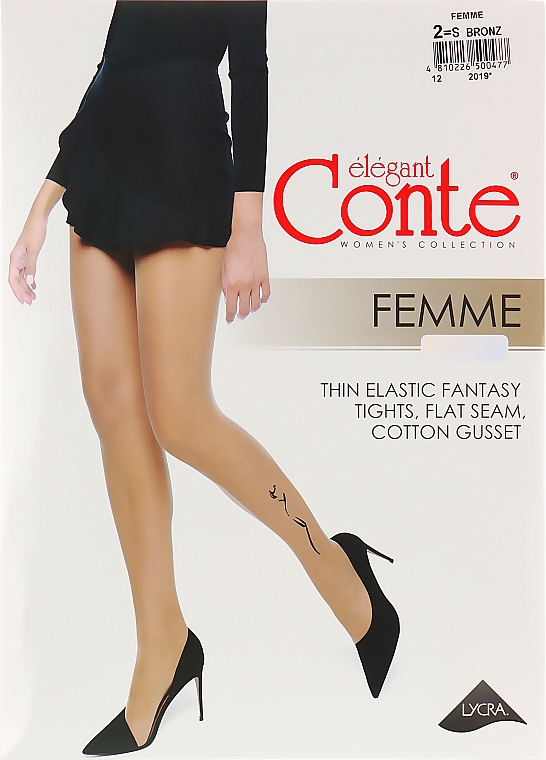 Колготки "Ce Fantasy Femme", 20 Den, bronz - Conte
