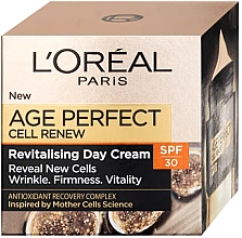 Відновлювальний денний крем для обличчя SPF30 - L'oreal Paris Age Perfect Revitalising Day Cream — фото N1