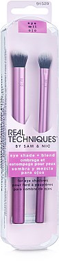Набір пензлів для макіяжу - Real Techniques Eye Shade + Blend By Sam & Nic — фото N2