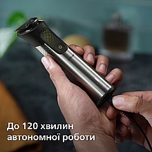 Тример 15 в 1 універсальний - Philips All-In-One Trimmer Series 9000 MG9555/15 — фото N16