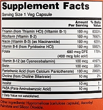 Витамин В-100 - Now Foods Vitamin B-100 Veg Capsules — фото N2