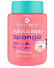 Парфумерія, косметика Спонж для зняття лаку - Essence Quick Easy Sponge Nail Polish Remover