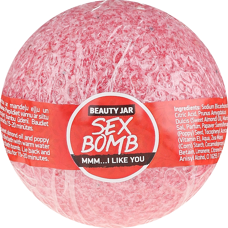 Бомбочка для ванны "Sex Bomb" - Beauty Jar MMM...I Like You