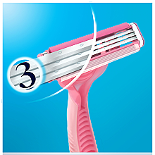 Одноразові станки для гоління, 8 шт. - Gillette Simply Venus 3 Simply Smooth — фото N3