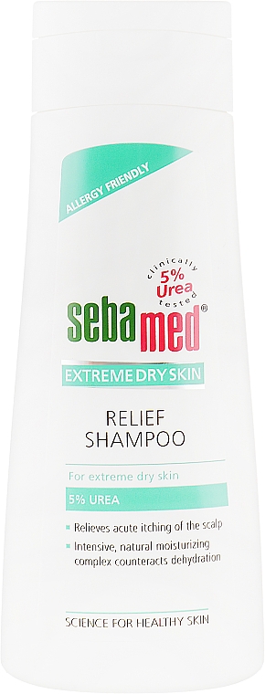 Шампунь для очень сухих волос - Sebamed Extreme Dry Skin Relief Shampoo 5% Urea — фото N2