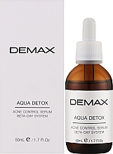 Детокс сыворотка для проблемной кожи - Demax Aqua Detox Acne Control Serum Beta-Oxy System — фото N2