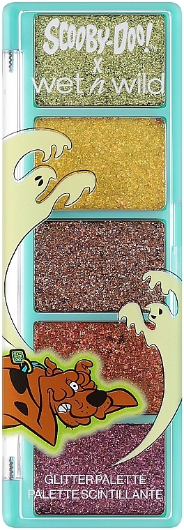 Палетка тіней для повік - Wet N Wild x Scooby Doo G-G-G-Ghost Glitter Palette — фото N2