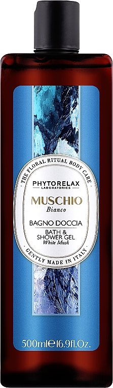 Гель для душу та ванни "White Musk" - Phytorelax Laboratories Floral Ritual Bath & Shower Gel — фото N1