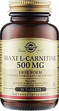 Духи, Парфюмерия, косметика Пищевая добавка "L-карнитин", 500 мг - Solgar L-Carnitine