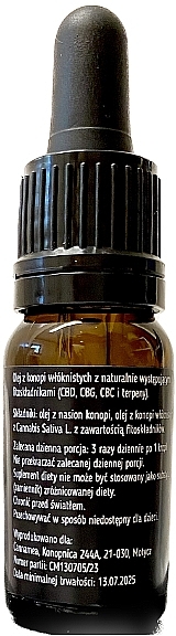Масло CBD 10% - Cannamea Suplement Diety — фото N2