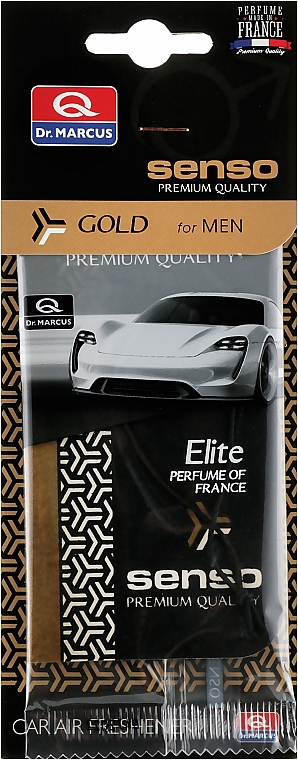 Ароматизатор для авто "Золото" - Dr. Marcus Senso Elite Gold Car Air Freshener — фото N1