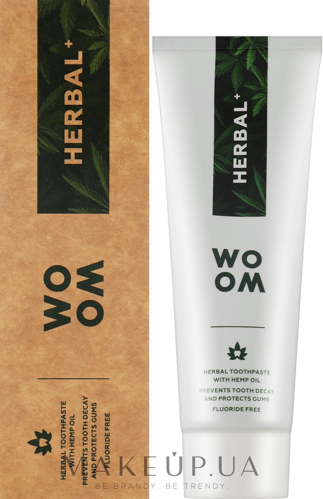 Зубна паста - Woom Herbal+ Toothpaste — фото 75ml