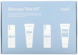 Набір - Klairs Skincare Trial Kit (oil/mini/30ml + cleanser/mini/20ml + toner/mini/30 + cr/mini/20ml) — фото N1