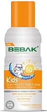 Солнцезащитная пенка для детей - Bebak Laboratories Kids Sun Protection Foam SPF50+ — фото N1
