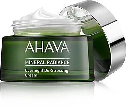 Минеральный ночной крем для лица - Ahava Mineral Radiance Overnight De-Stressing Cream — фото N3