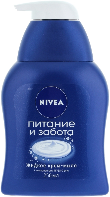 Крем-мыло жидкое "Питание и забота" - NIVEA Creme Care Care Soap — фото N2