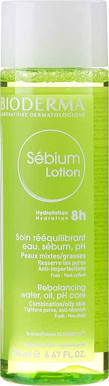 Лосьон для жирной и комбинированной кожи - Bioderma Sebium Lotion Rebalancing Water — фото N3