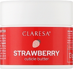 Парфумерія, косметика Олія для кутикули "Полуниця" - Claresa Strawberry Cuticle Butter