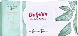Духи, Парфюмерия, косметика Влажные салфетки "Green Tea" - Dolphin