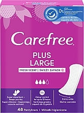 Щоденні гігієнічні прокладки, 48 шт - Carefree Plus Large Fresh Scent — фото N1