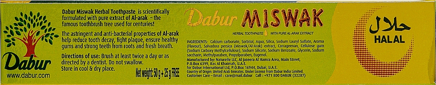 Зубна паста - Dabur Miswak — фото N4
