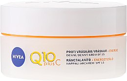 Крем проти зморшок - NIVEA Q10 Plus Energizing Anti-Wrinkle Day Cream SPF15 — фото N2