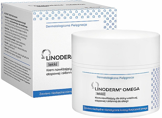 Легкий увлажняющий крем для лица - Linoderm Omega Light Cream — фото N1