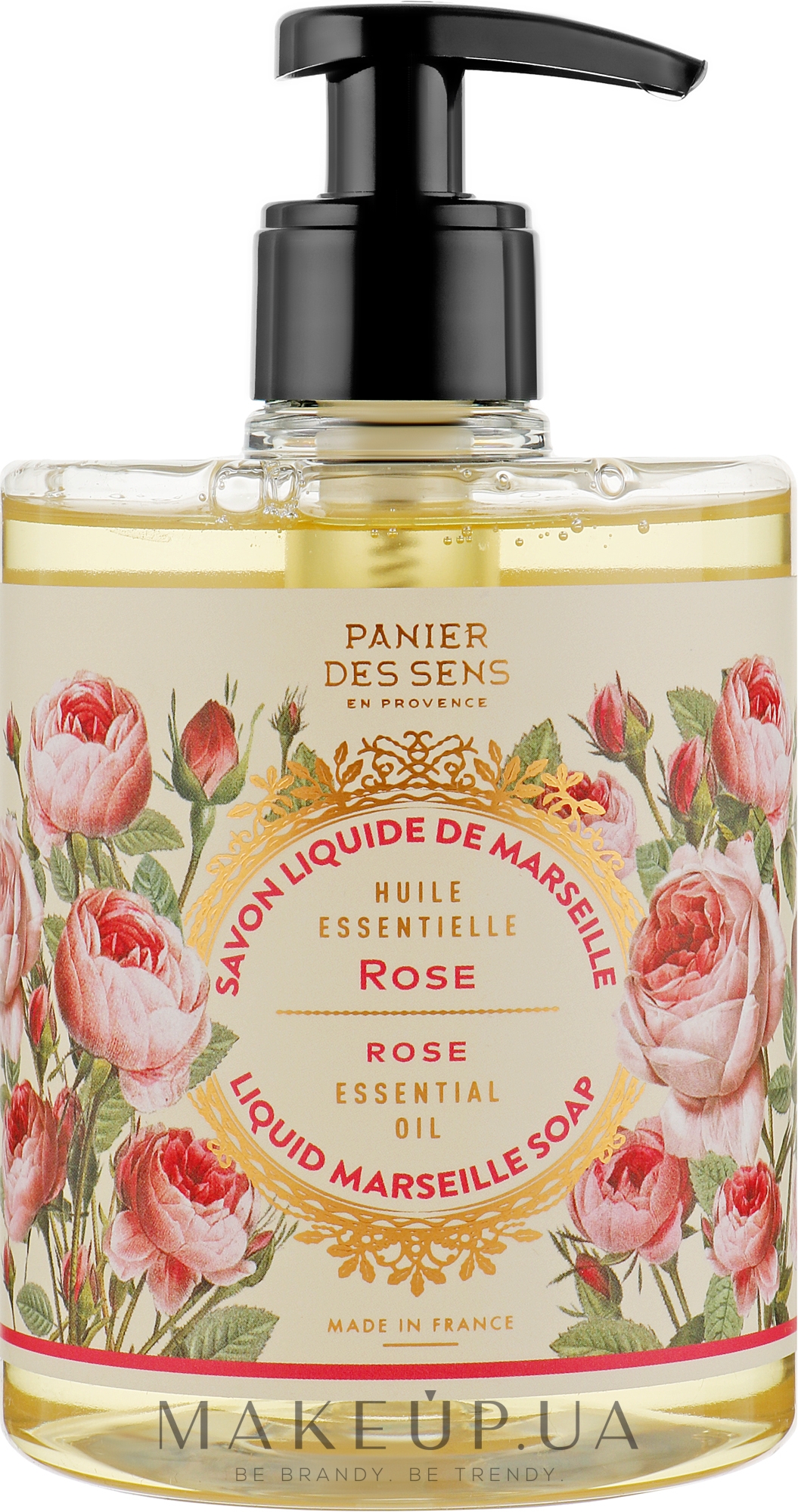 Марсельське рідке мило "Троянда" - Panier des Sens Liquid Marseille Soap — фото 500ml