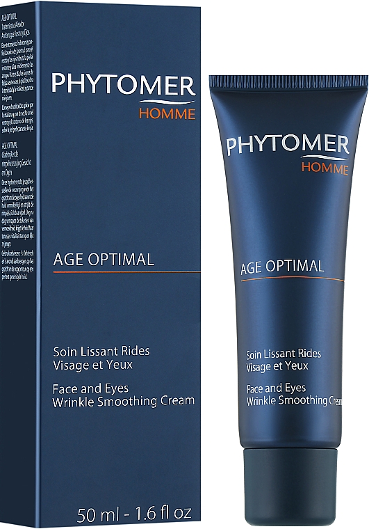 Омолаживающий крем для лица и контура глаз - Phytomer Age Optimal Face and Eyes Wrinkle Smoothing Cream — фото N2