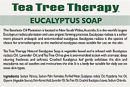 Мыло эвкалиптовое отшелушивающее на растительной основе - Tea Tree Therapy Eucalyptus Soap — фото N3