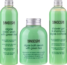 Парфумерія, косметика Набір - BingoSpa Green Set (bath/foam/500ml + shm/300ml + sh/gel/300ml)