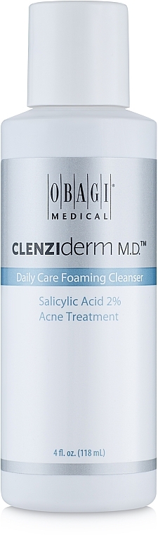 Очищающее средство для лица - Obagi Medical CLENZIderm M.D. Daily Care Foaming Cleanser Salicylic Acid 2% — фото N1