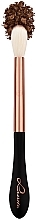 Пензель для розтушовування тіней, VS325, чорний з рожевим золотом - Luvia Cosmetics Crease Blender Brush Black Rose Gold — фото N3