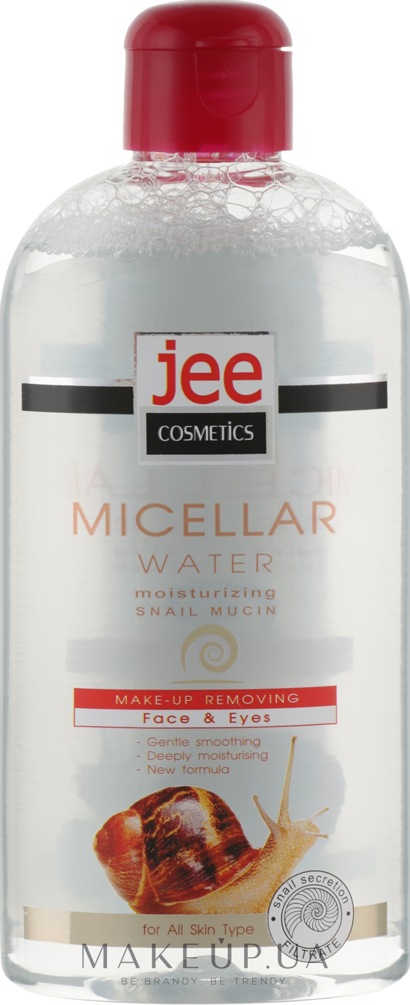 Зволожувальна міцелярна вода з муцином равлика - Jee Cosmetics Micellar Water — фото 200ml