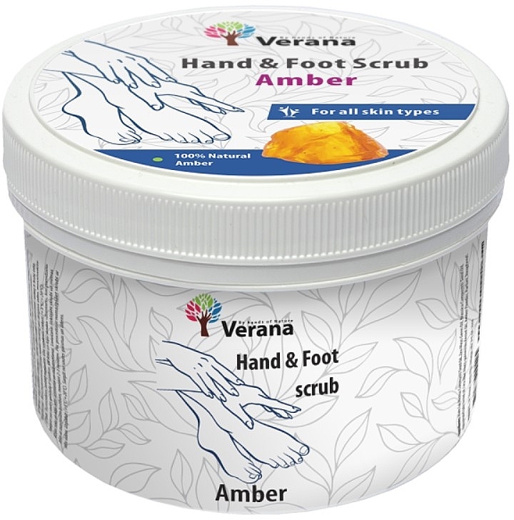 Скраб для рук и ног "Янтарь" - Verana Hand & Foot Scrub Amber — фото N1