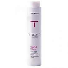 Шампунь для окрашенных волос с фиолетовым отблескам - Montibello Treat NaturTech Purple Reflect Shampoo  — фото N1