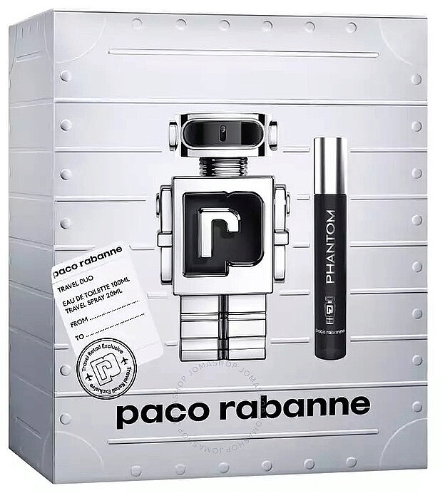 Paco Rabanne Phantom - Набор (edt/100ml + edt/20ml) — фото N1
