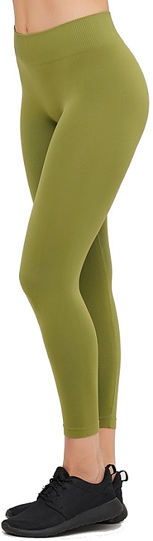 Легінси безшовні для жінок "LEGGINGS", olive branch - Giulia — фото N1