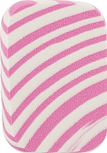 Парфумерія, косметика Спонж косметичний для макіяжу, рожево-білий - Beauty LUXURY