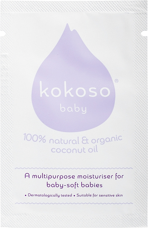 Дитяча кокосова олія - Kokoso Baby Skincare Coconut Oil (пробник) — фото N1
